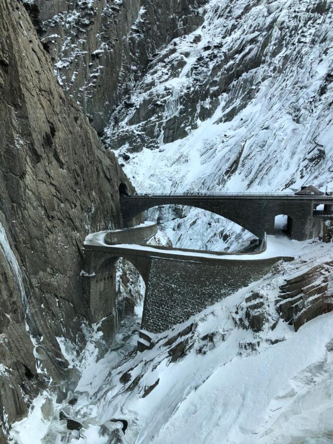 Ferienwohnung Alpine Haus Göschenen Exterior foto